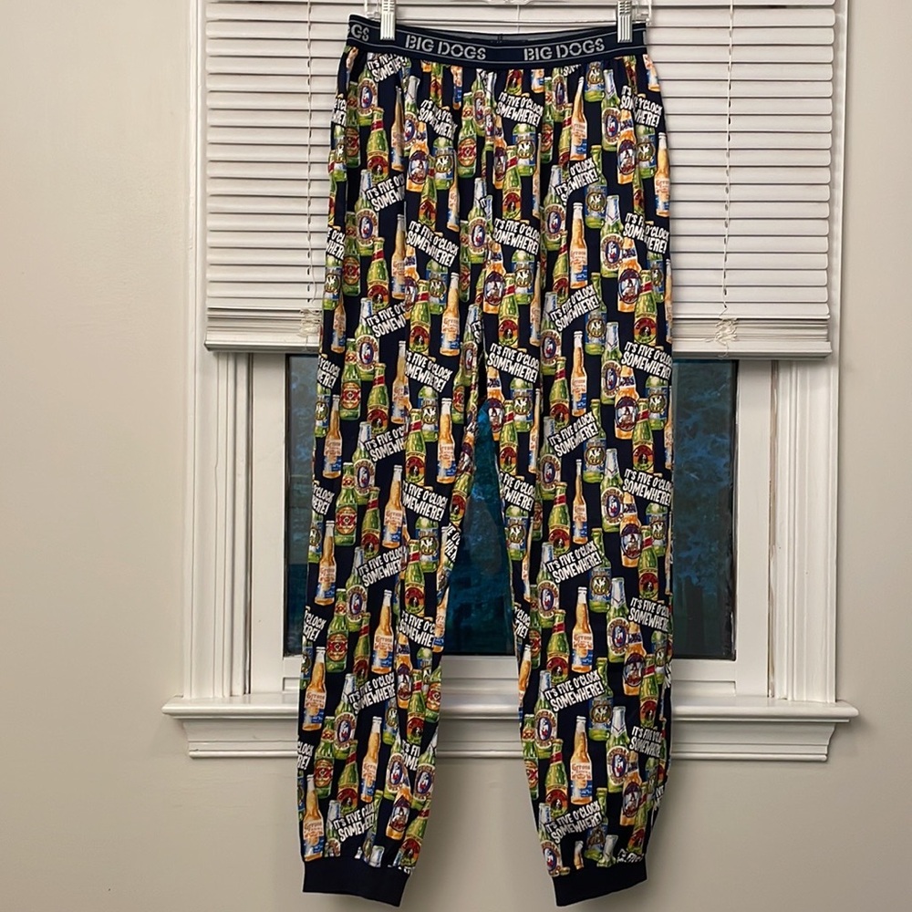 NWT Big Dogs It’s Five O’Clock Somewhere Pajama Pants